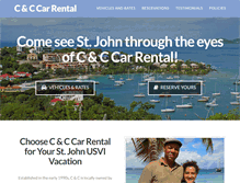 Tablet Screenshot of cccarrental.com